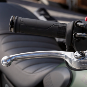 Two-wheeler brake lever replacement service visual