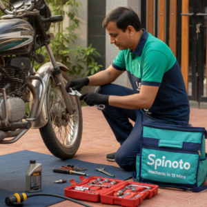Two-wheeler general routine servicing